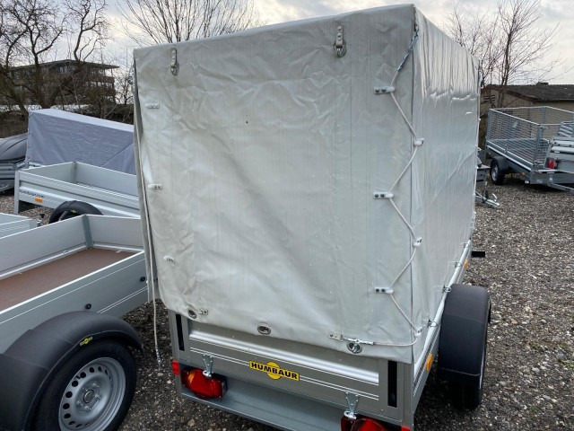 Humbaur HA 752111 ohne KV, mit Hochplane 140 cm, 750 kg, 2050 x 1100 x 350 mm - PKW Anhänger: das Bild 4 Humbaur HA 752111 ohne KV, mit Hochplane 140 cm, 750 kg, 2050 x 1100 x 350 mm - PKW Anhänger: das Bild 4