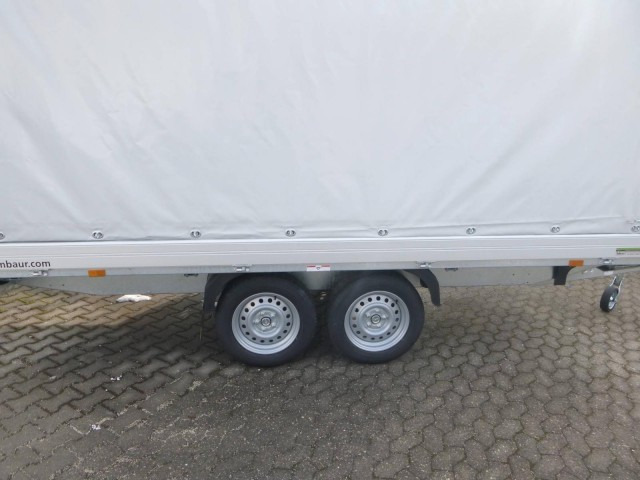 Humbaur HT 254118 Hochlader mit Plane 4100x1850x350mm - PKW Anhänger: das Bild 4 Humbaur HT 254118 Hochlader mit Plane 4100x1850x350mm - PKW Anhänger: das Bild 4