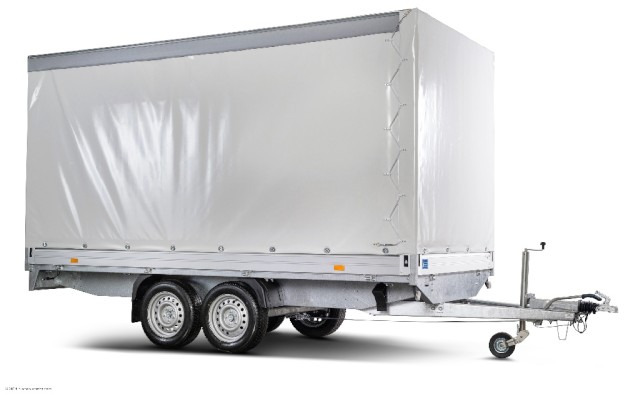 Humbaur HT 254118 Hochlader mit Plane 4100x1850x350mm - PKW Anhänger: das Bild 2 Humbaur HT 254118 Hochlader mit Plane 4100x1850x350mm - PKW Anhänger: das Bild 2