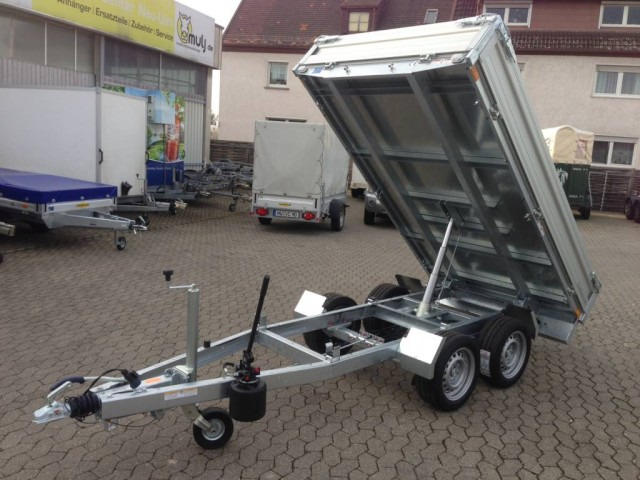 Humbaur HUK 272715 Heckkipper 2,7 t. E-Pumpe 2680 x 1500 x 300mm - Kipper Anhänger: das Bild 1 Humbaur HUK 272715 Heckkipper 2,7 t. E-Pumpe 2680 x 1500 x 300mm - Kipper Anhänger: das Bild 1