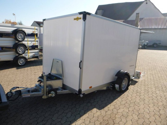 Humbaur Koffer Absenkanhänger mit E-Pumpe HKT 183117-18P, 100 km/h 1,8 t. 3100 x 1765 x 1800 mm - Koffer Anhänger: das Bild 4 Humbaur Koffer Absenkanhänger mit E-Pumpe HKT 183117-18P, 100 km/h 1,8 t. 3100 x 1765 x 1800 mm - Koffer Anhänger: das Bild 4