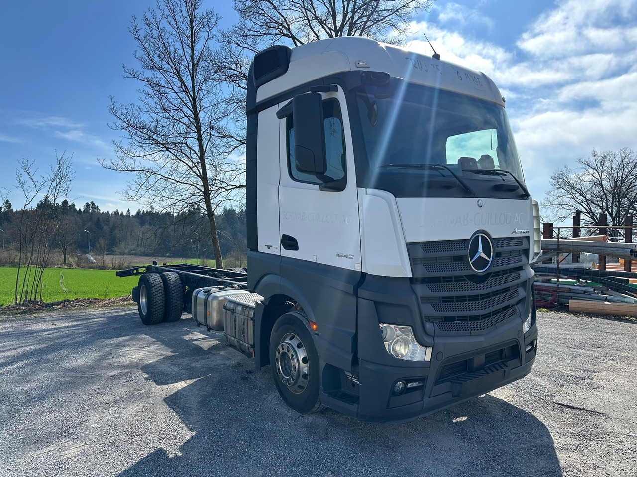 Fahrgestell LKW MERCEDES-BENZ actros 18.42 4x2 Shassie Cabine: das Bild 8
