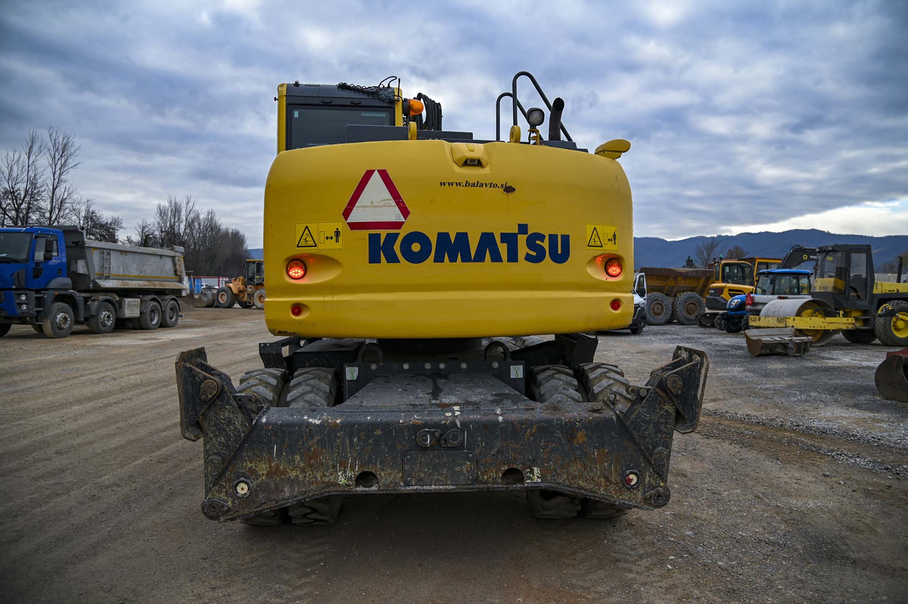 KOMATSU PW148-10 - Mobilbagger: das Bild 5 KOMATSU PW148-10 - Mobilbagger: das Bild 5
