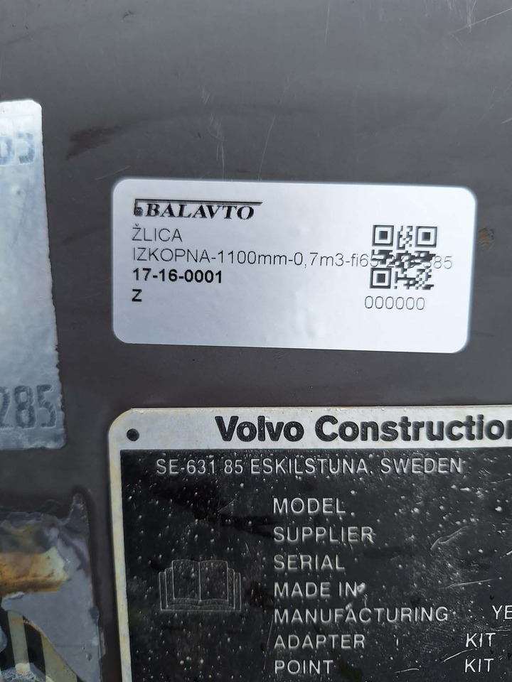 Volvo digging bucket 1100 mm - Baggerschaufel: das Bild 5 Volvo digging bucket 1100 mm - Baggerschaufel: das Bild 5