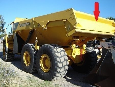 Volvo tailgate Volvo A25, A30, A35 articulated dump - Karosserie und Außen für Knickgelenkter Dumper: das Bild 3 Volvo tailgate Volvo A25, A30, A35 articulated dump - Karosserie und Außen für Knickgelenkter Dumper: das Bild 3