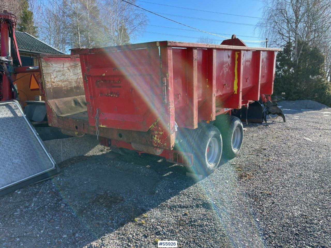 Bigab 7-10 hook truck trailer with flat - Andere Technik: das Bild 5 Bigab 7-10 hook truck trailer with flat - Andere Technik: das Bild 5