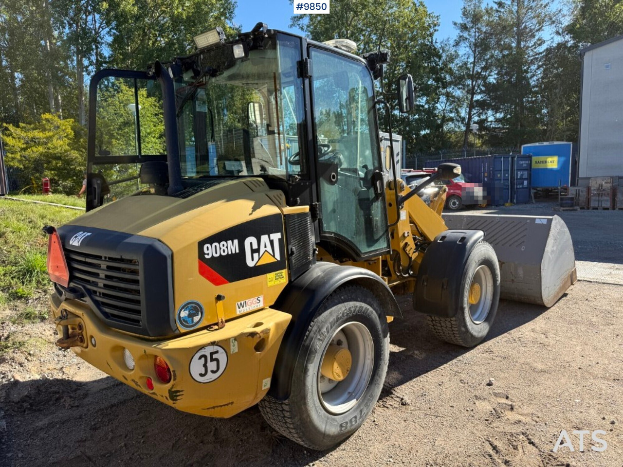 CAT 908M Wheel loader with Gears - Radlader: das Bild 3 CAT 908M Wheel loader with Gears - Radlader: das Bild 3