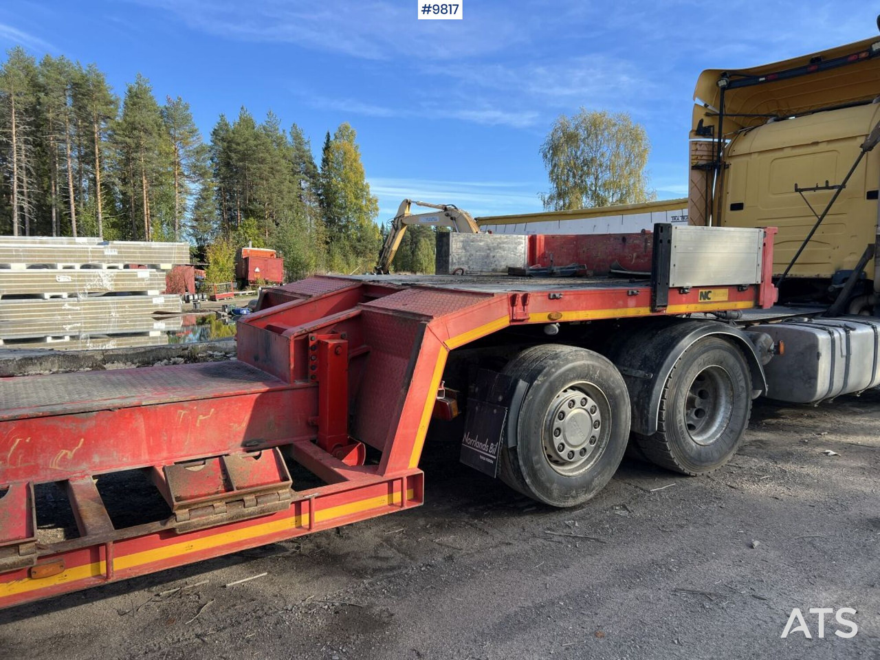Forestry machine trailer NC FORESTRY TRAILER - Autotransporter Auflieger: das Bild 3 Forestry machine trailer NC FORESTRY TRAILER - Autotransporter Auflieger: das Bild 3