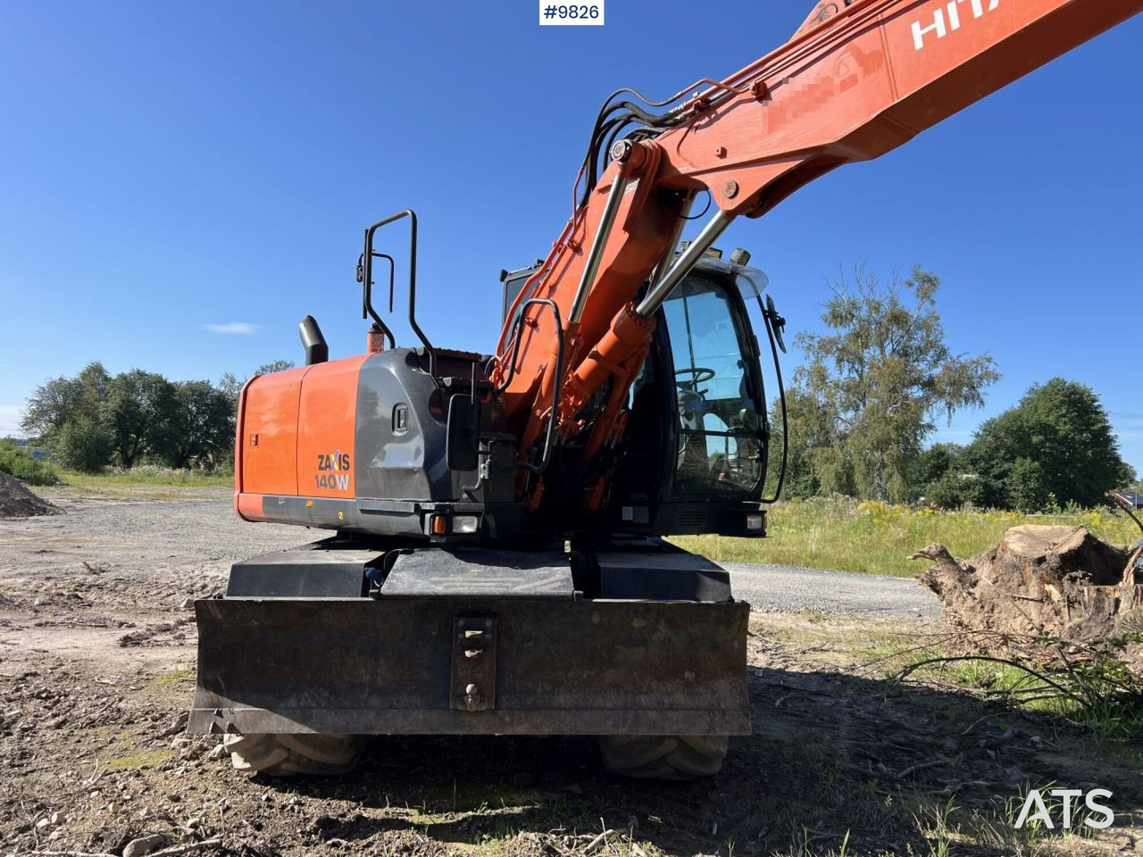 Hitachi ZX140 W-5B with rotor and planer bucket - Mobilbagger: das Bild 4 Hitachi ZX140 W-5B with rotor and planer bucket - Mobilbagger: das Bild 4