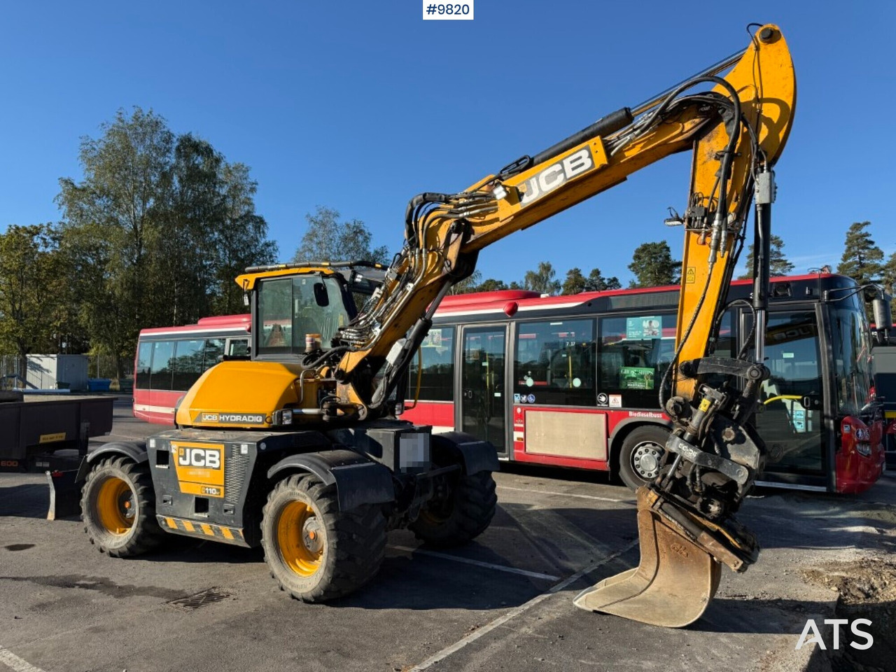 JCB Hydradig 110w wheel excavator with tiltrotator and attachments - Mobilbagger: das Bild 1 JCB Hydradig 110w wheel excavator with tiltrotator and attachments - Mobilbagger: das Bild 1