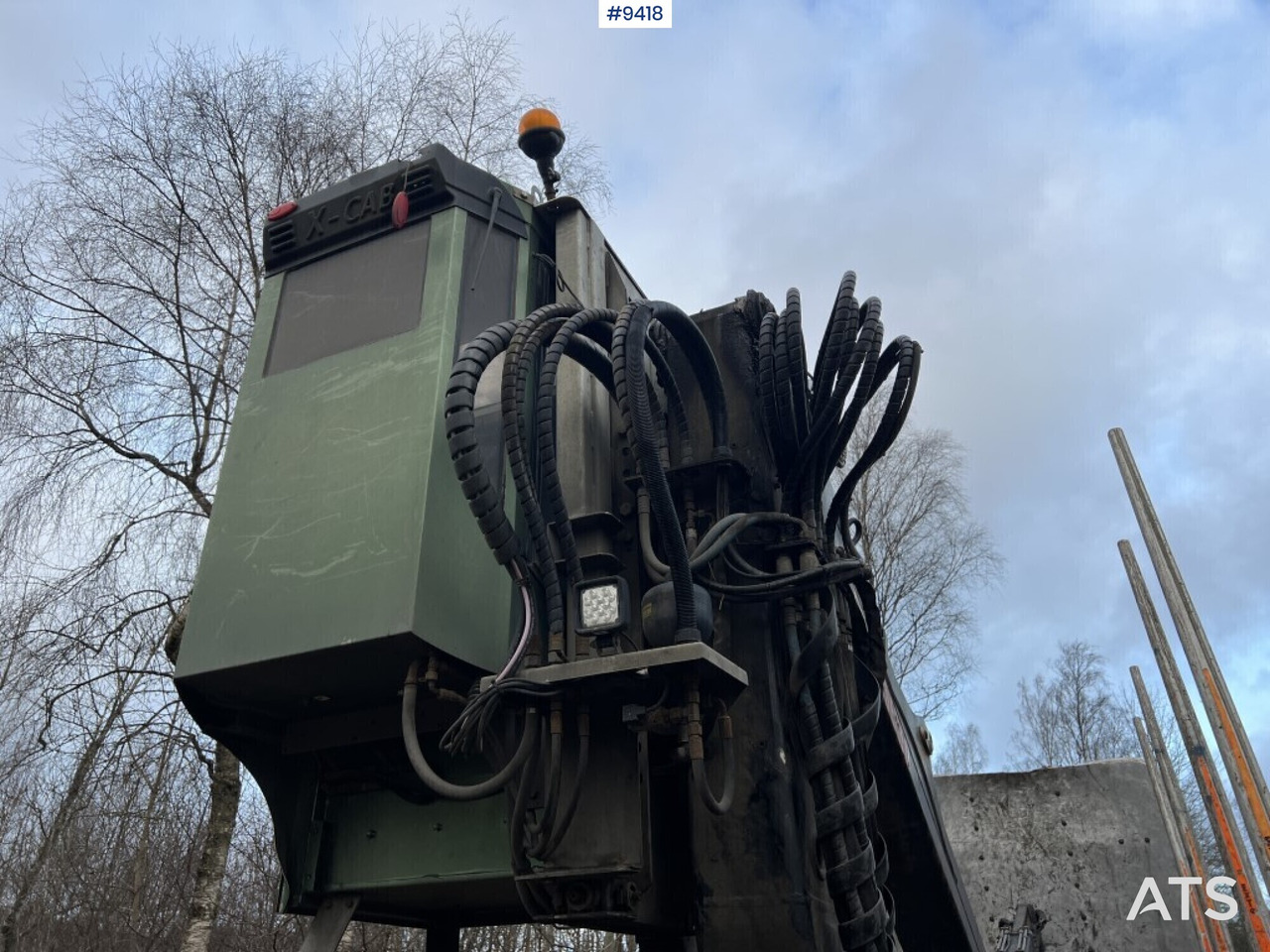 Holztransporter, Autokran Jonsered 1088 S (2020) X-CAB: das Bild 7