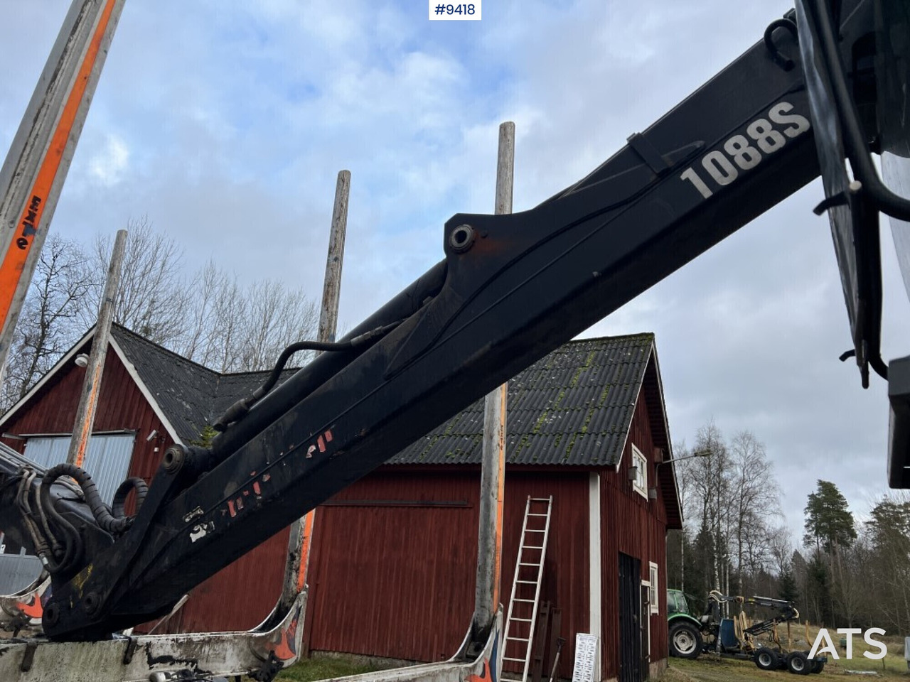 Holztransporter, Autokran Jonsered 1088 S (2020) X-CAB: das Bild 10