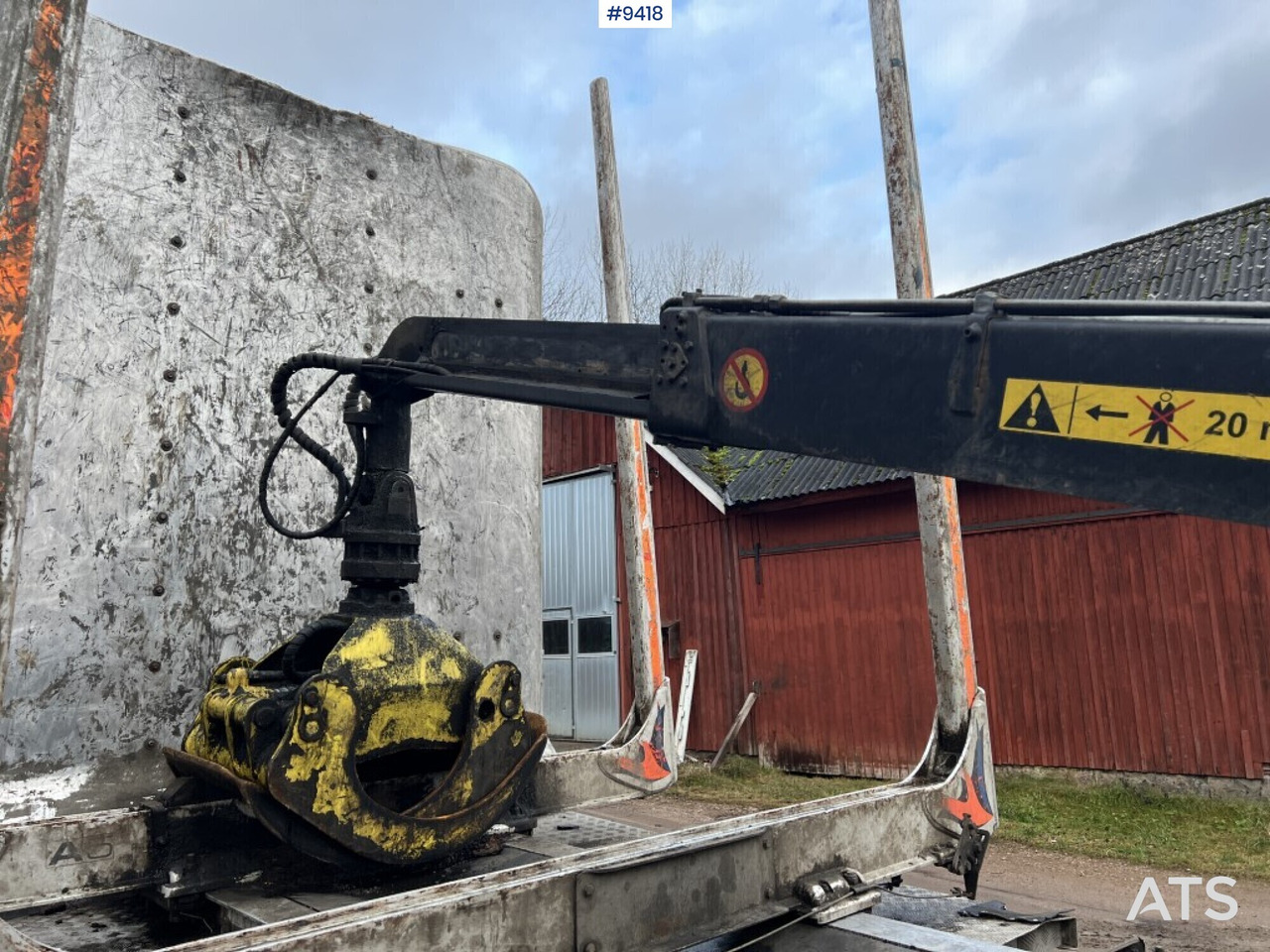 Holztransporter, Autokran Jonsered 1088 S (2020) X-CAB: das Bild 12
