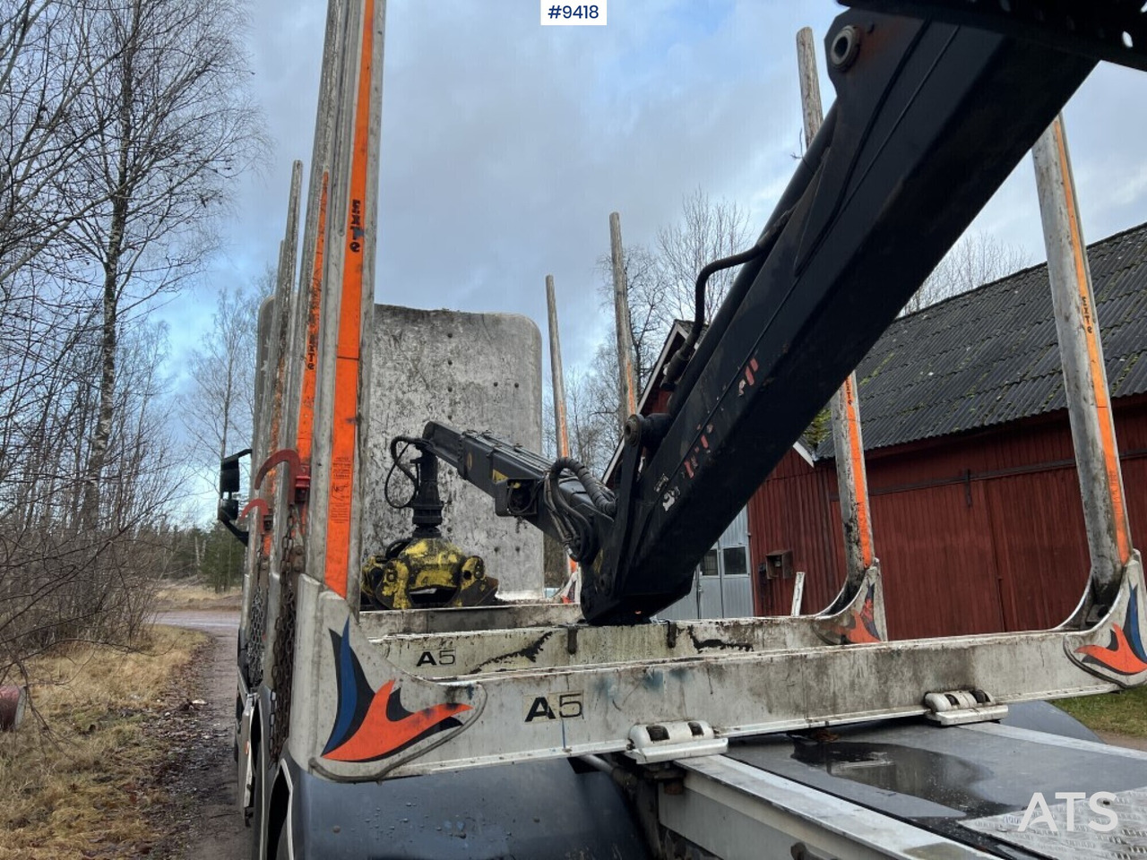 Holztransporter, Autokran Jonsered 1088 S (2020) X-CAB: das Bild 6