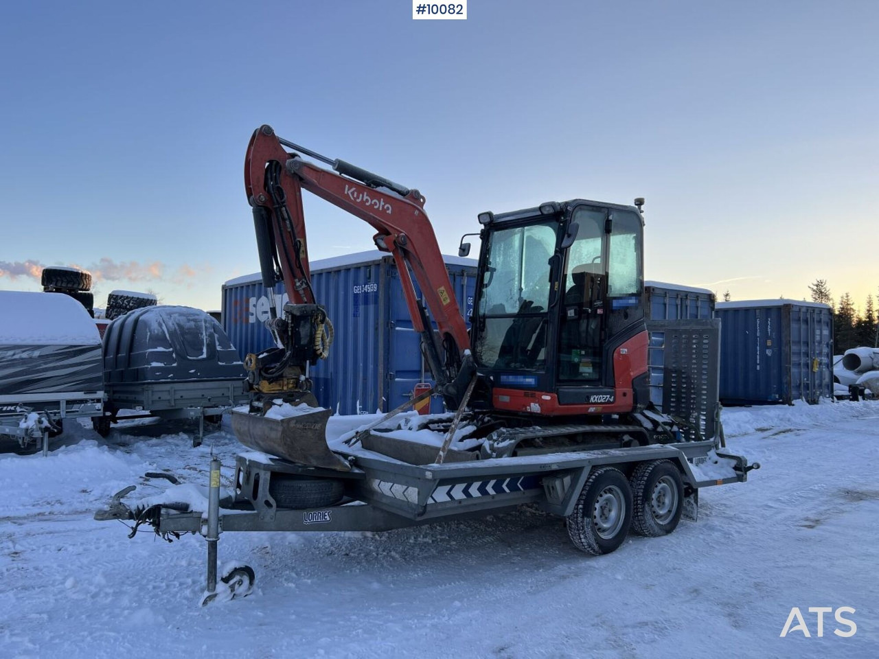 Kubota KX027-4 Mini excavator incl trailer - Minibagger: das Bild 1 Kubota KX027-4 Mini excavator incl trailer - Minibagger: das Bild 1