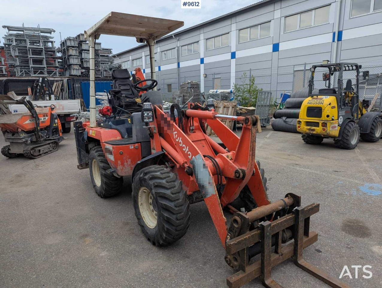 Kubota backhoe loader - Baggerlader: das Bild 2 Kubota backhoe loader - Baggerlader: das Bild 2