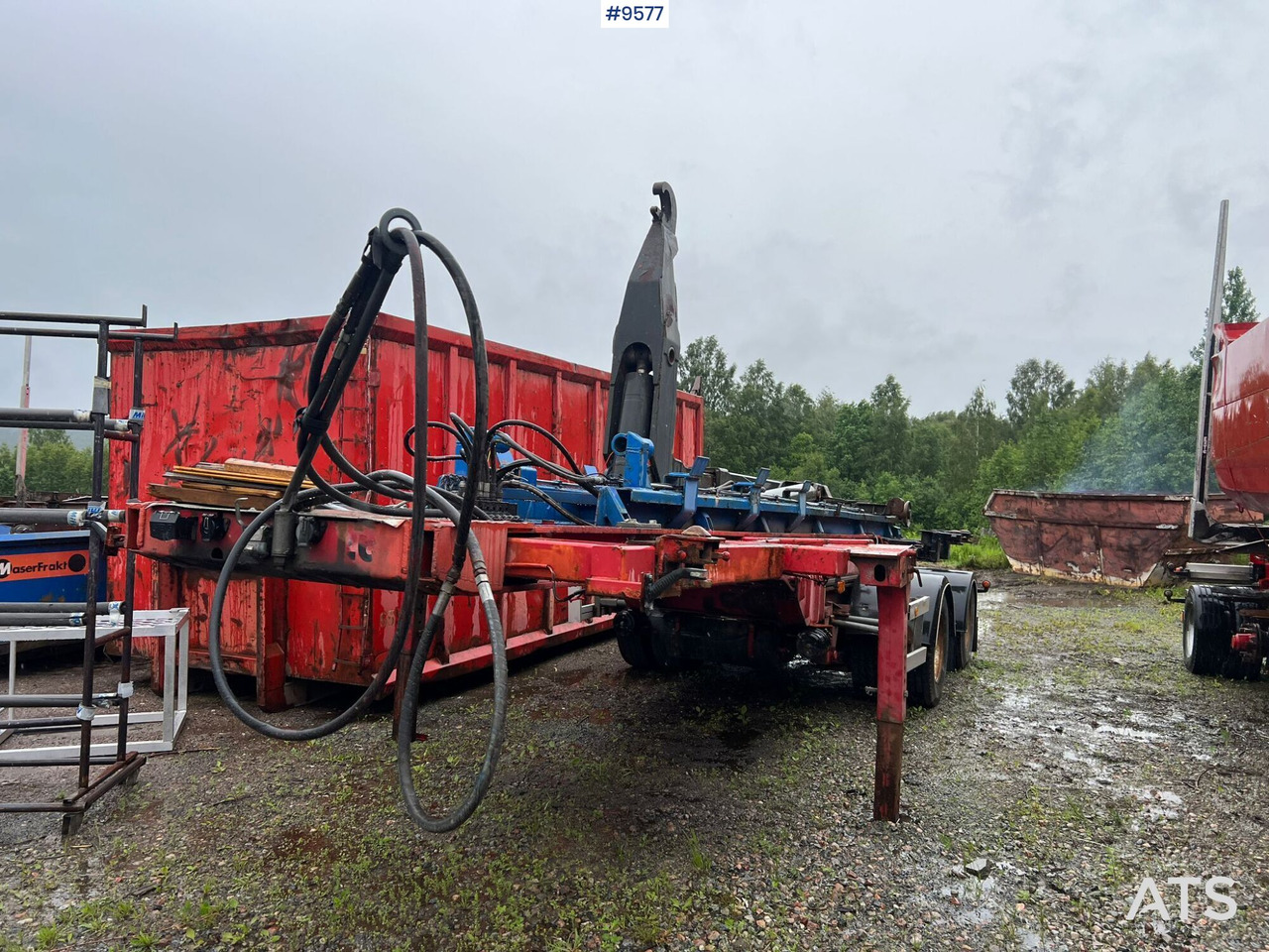 Link trailer PARATOR with swap body - Hakenlift/ Absetzkipper System, Anhänger: das Bild 1 Link trailer PARATOR with swap body - Hakenlift/ Absetzkipper System, Anhänger: das Bild 1