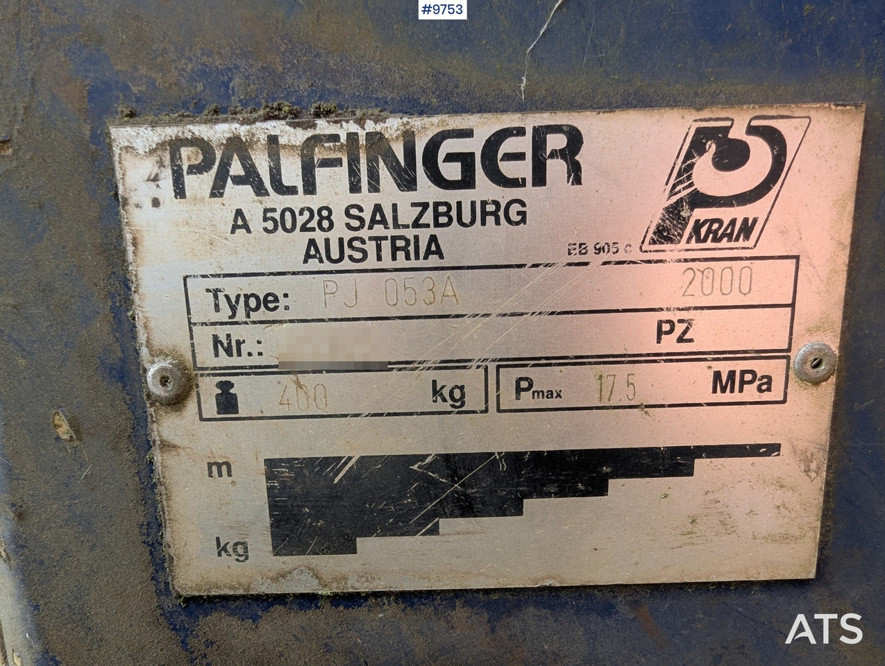 Palfinger Jib with 2 hydraulic extensions - Ladekran: das Bild 5 Palfinger Jib with 2 hydraulic extensions - Ladekran: das Bild 5