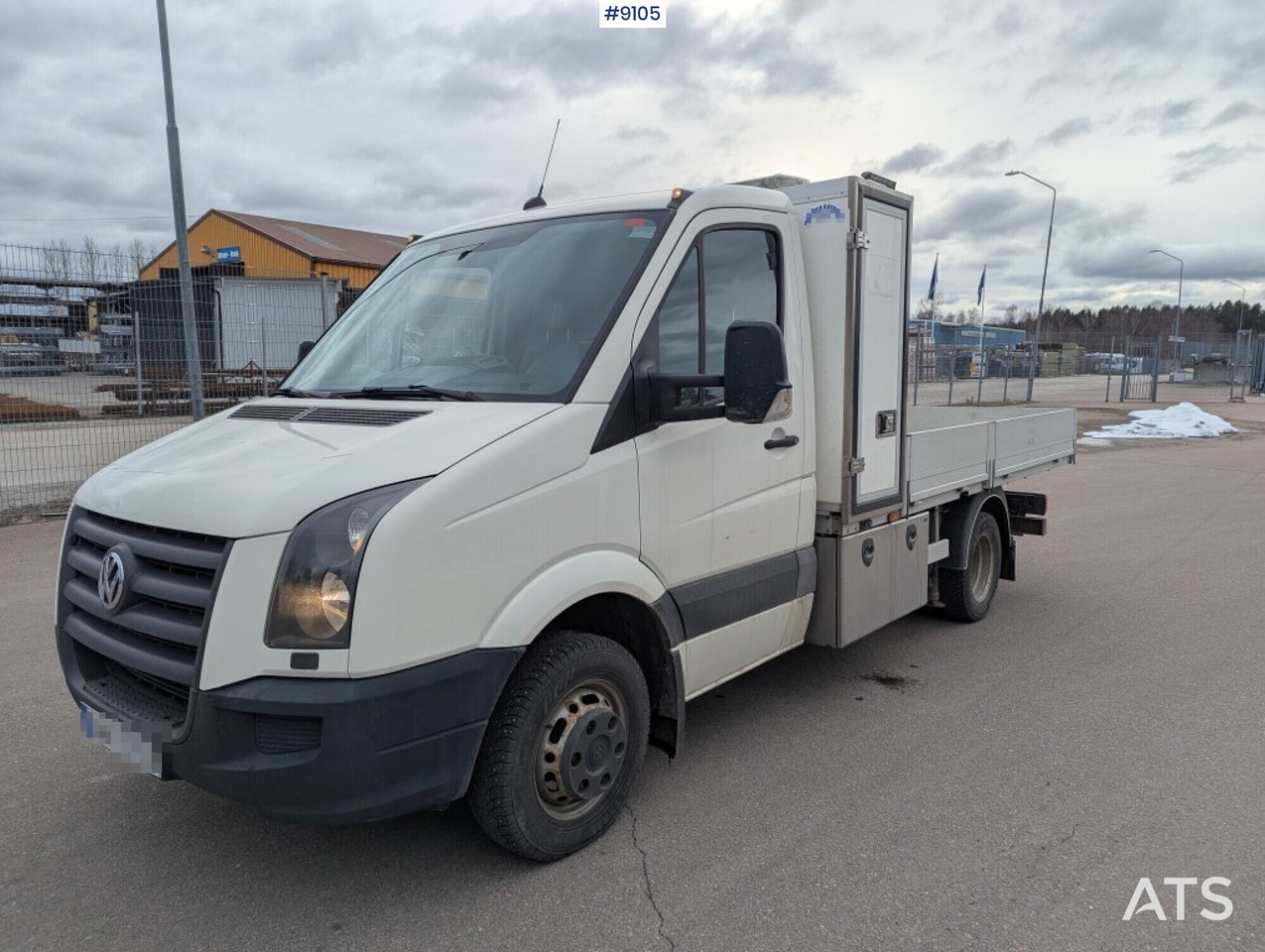 Pickup Crane Truck VW Crafter 50 2.5 TDI with HIAB crane (SEE VIDEO) - Autokran: das Bild 1 Pickup Crane Truck VW Crafter 50 2.5 TDI with HIAB crane (SEE VIDEO) - Autokran: das Bild 1