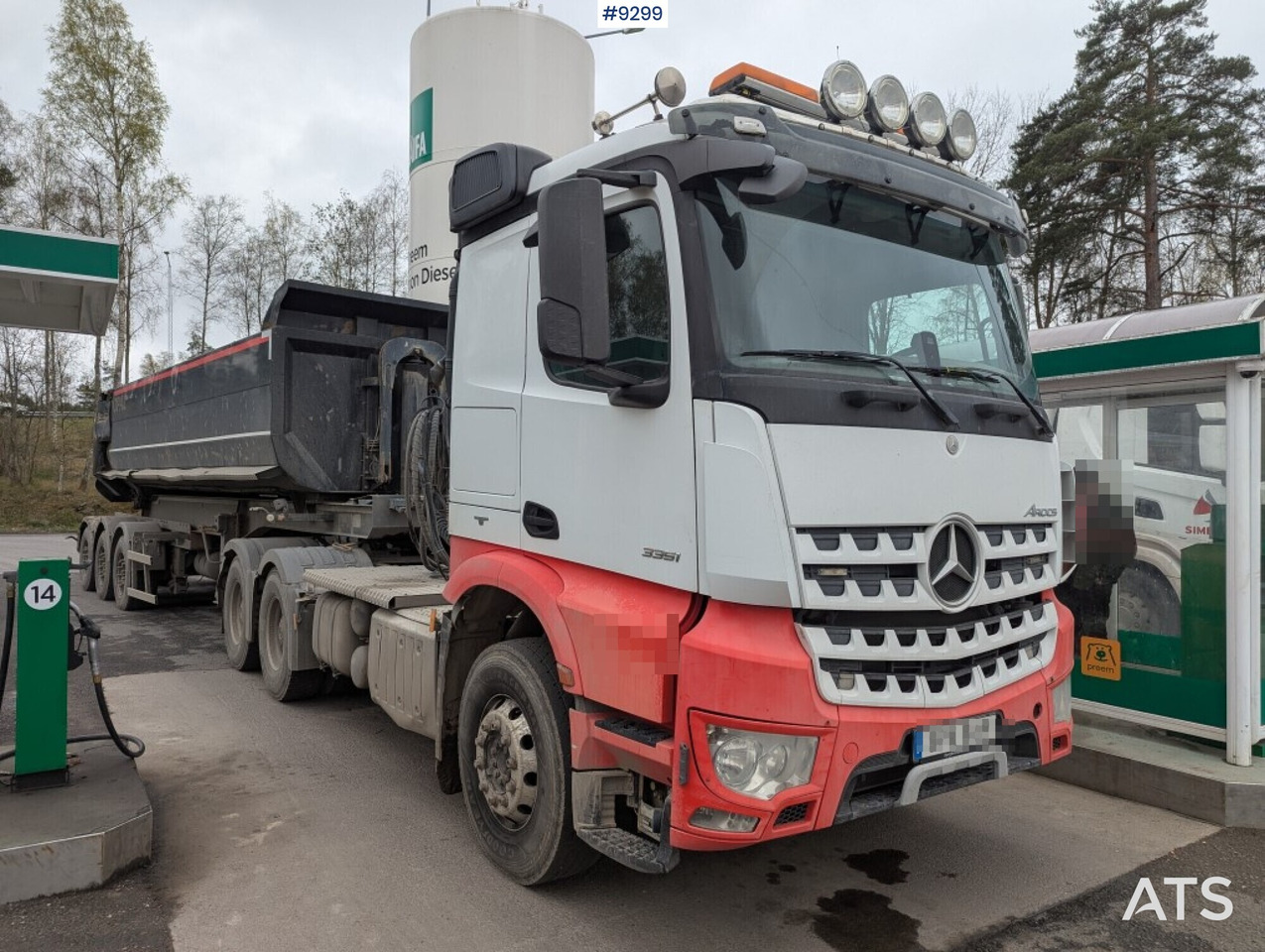 Tractor Unit Mercedes-Benz Arocs 3351 6x4 with tipper trailer - Sattelzugmaschine: das Bild 2 Tractor Unit Mercedes-Benz Arocs 3351 6x4 with tipper trailer - Sattelzugmaschine: das Bild 2