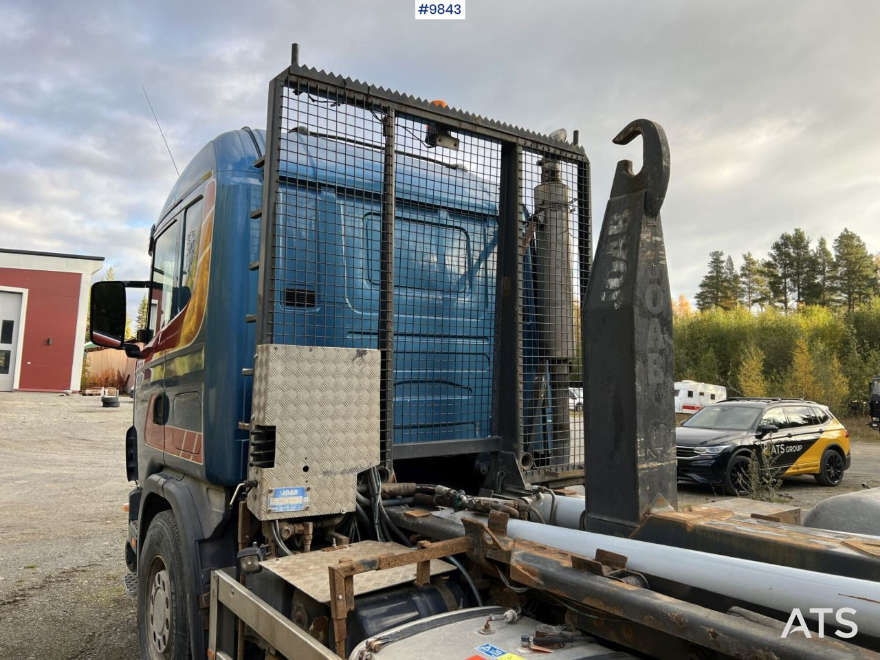 Scania R144 Hook Truck with plow equipment - Abrollkipper: das Bild 5 Scania R144 Hook Truck with plow equipment - Abrollkipper: das Bild 5