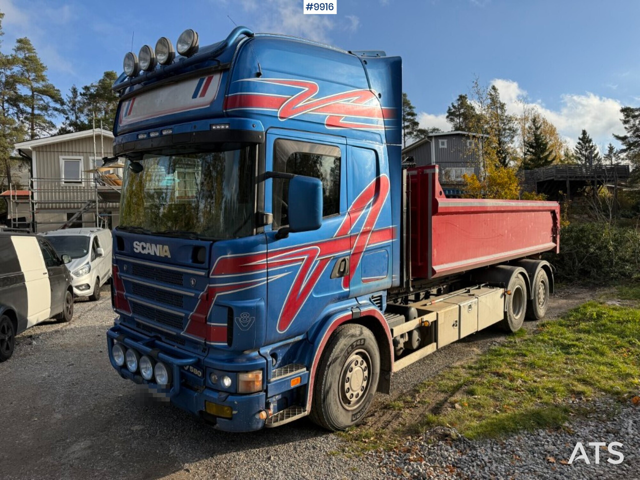Scania R164 580 6X2 truck with flatbed - Pritsche LKW: das Bild 1 Scania R164 580 6X2 truck with flatbed - Pritsche LKW: das Bild 1