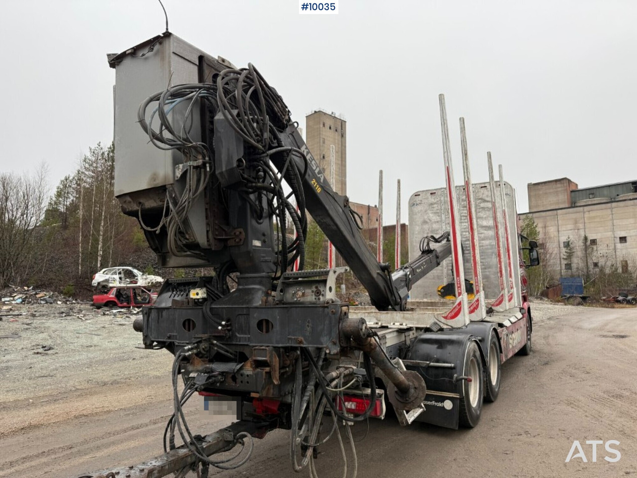 Scania R730 timber truck with crane and trailer (VIDEO) - Holztransporter, Autokran: das Bild 5 Scania R730 timber truck with crane and trailer (VIDEO) - Holztransporter, Autokran: das Bild 5