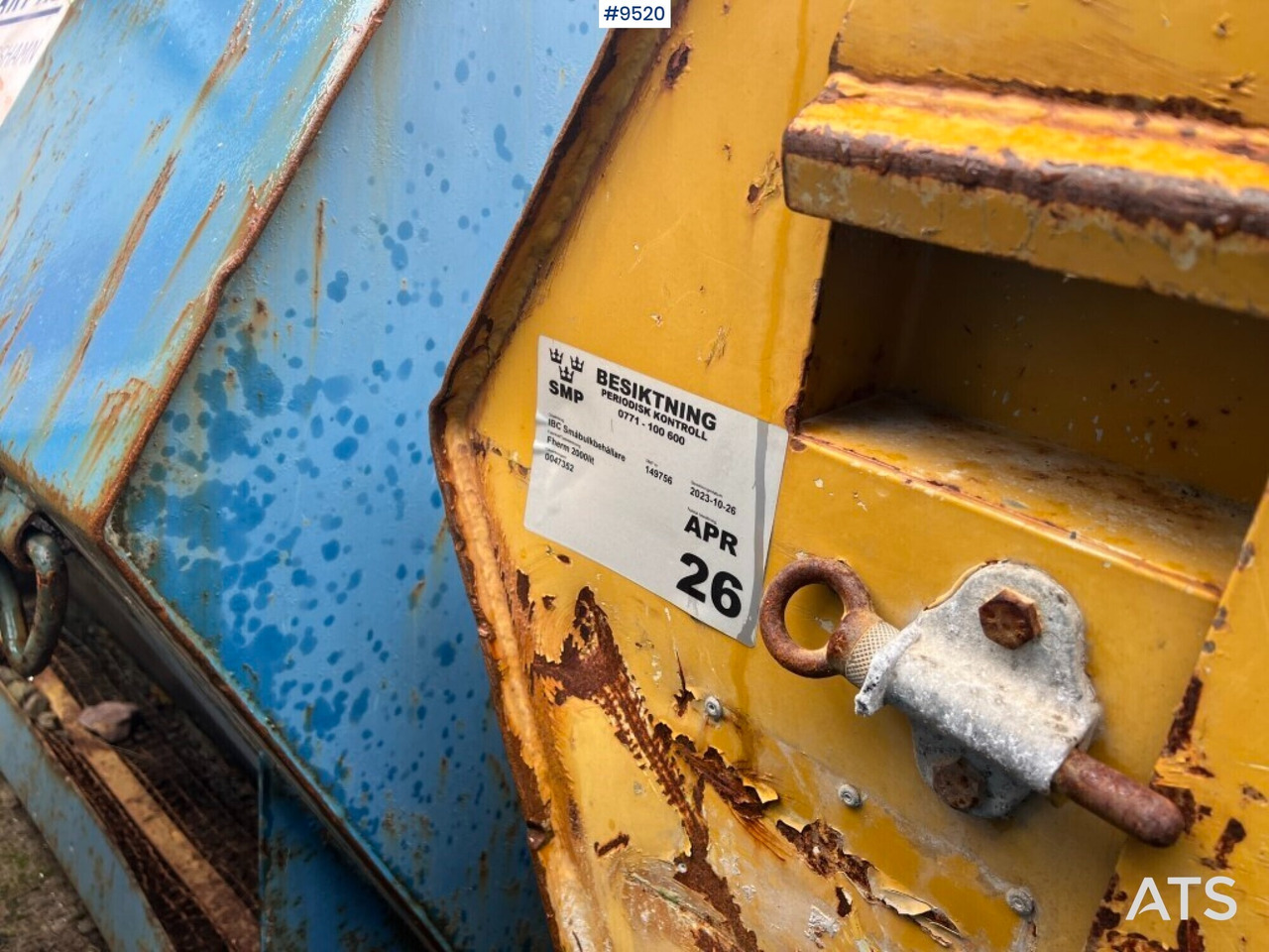 Tank diesel - 2cubic - J-O Fherm dumper - Lagertank: das Bild 4 Tank diesel - 2cubic - J-O Fherm dumper - Lagertank: das Bild 4