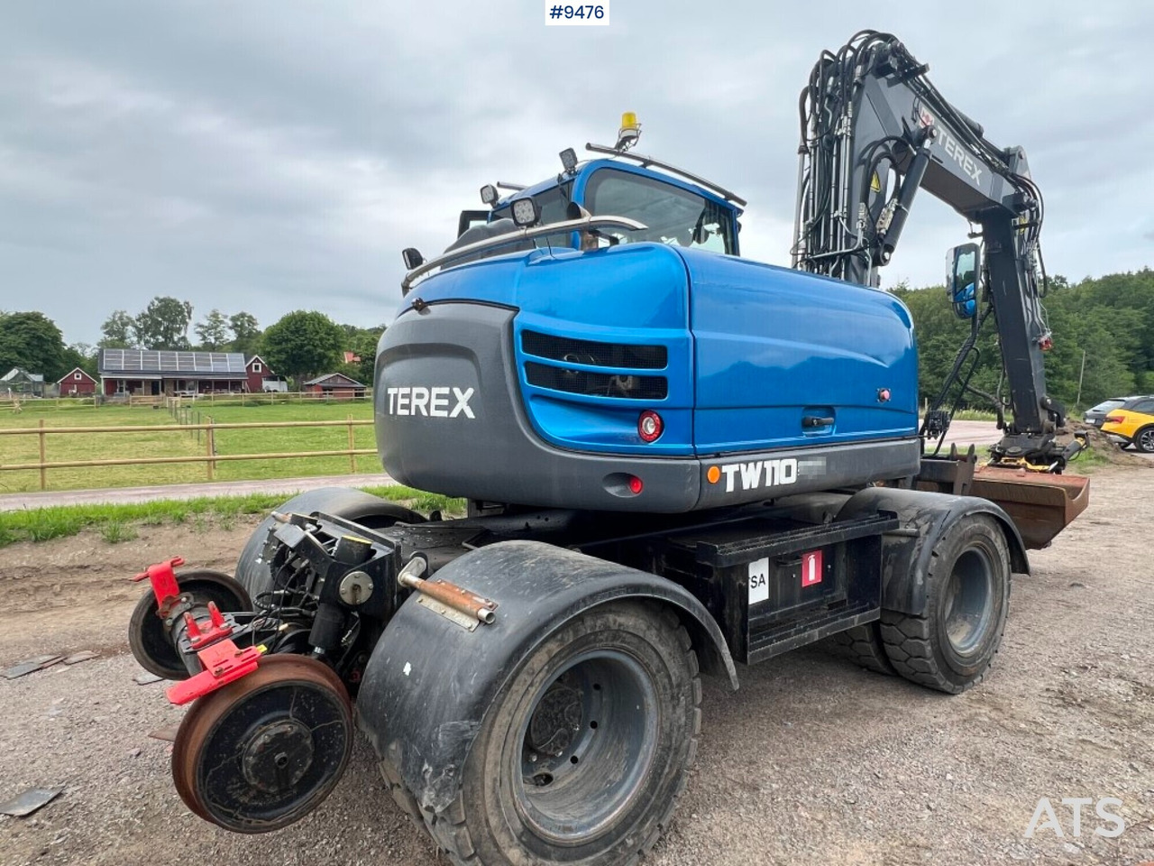 Terex TW 110 Railway machine (VIDEO) - Mobilbagger: das Bild 4 Terex TW 110 Railway machine (VIDEO) - Mobilbagger: das Bild 4