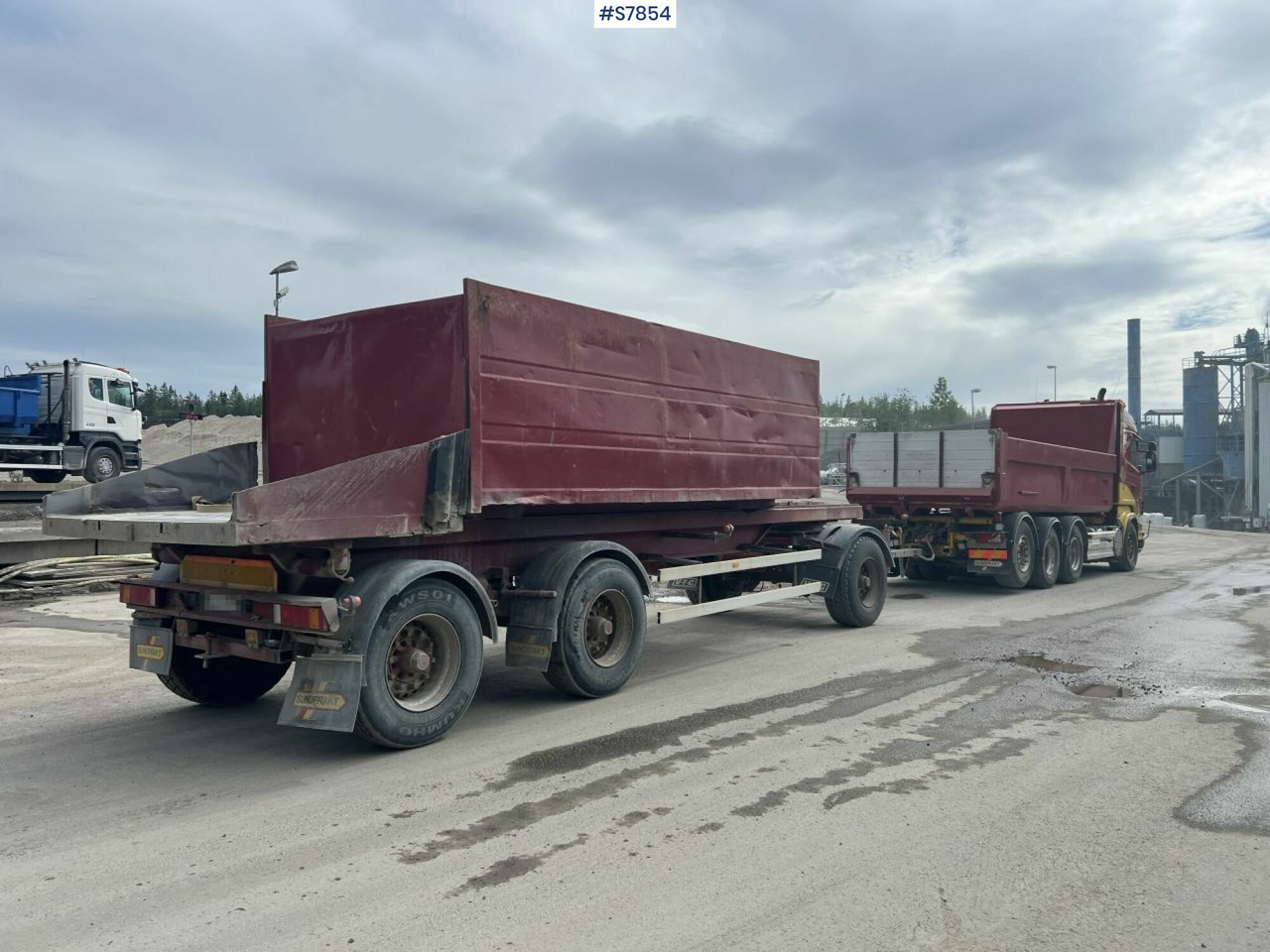 Tipper Truck Scania R500 with side tipper and ORY T 10 Tipper trailer - Kipper, Kipper Anhänger: das Bild 4 Tipper Truck Scania R500 with side tipper and ORY T 10 Tipper trailer - Kipper, Kipper Anhänger: das Bild 4
