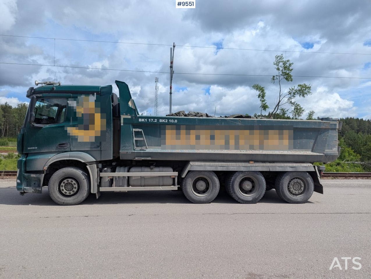 Tipper truck Mercedes Benz Arocs 3253 with Zetterberg flatbed - Kipper: das Bild 3 Tipper truck Mercedes Benz Arocs 3253 with Zetterberg flatbed - Kipper: das Bild 3