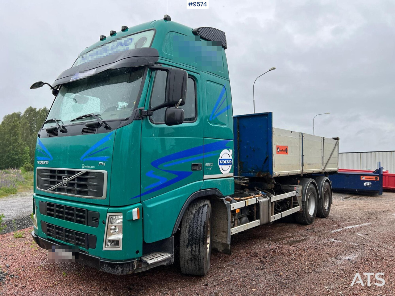 Volvo FH 520 6X4 Quick lock with flatbed - Pritsche LKW: das Bild 1 Volvo FH 520 6X4 Quick lock with flatbed - Pritsche LKW: das Bild 1