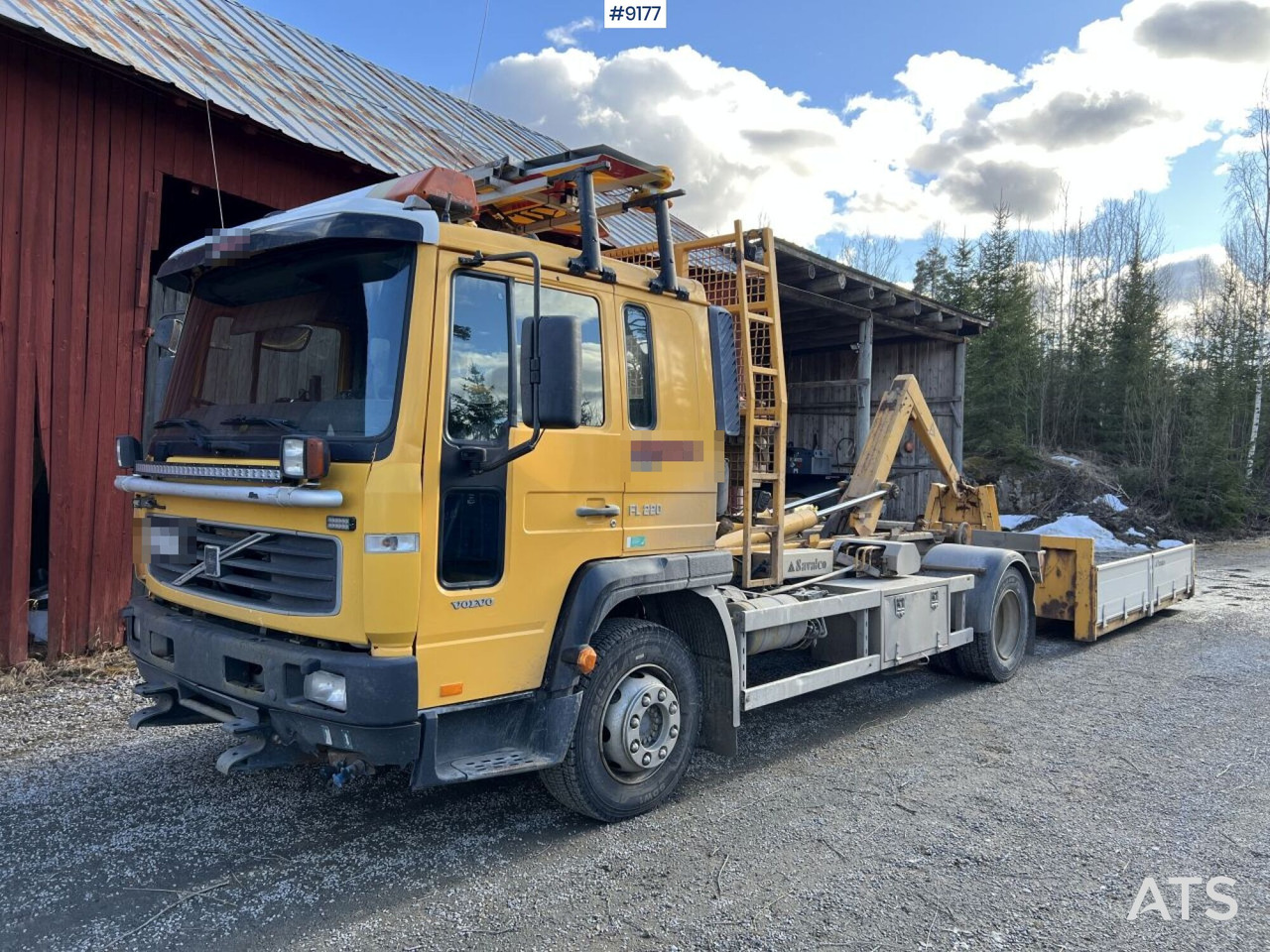 Volvo FL614 4X2 Swap Body Truck with Flatbed - Abrollkipper: das Bild 1 Volvo FL614 4X2 Swap Body Truck with Flatbed - Abrollkipper: das Bild 1
