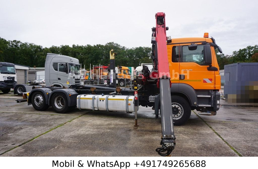 MAN TGS 26.400 BL *Hyva-20.60S/HMF-1444-22/Lenk+Lift MAN TGS 26.400 BL *Hyva-20.60S/HMF-1444-22/Lenk+Lift - Abrollkipper, Autokran: das Bild 2 MAN TGS 26.400 BL *Hyva-20.60S/HMF-1444-22/Lenk+Lift MAN TGS 26.400 BL *Hyva-20.60S/HMF-1444-22/Lenk+Lift - Abrollkipper, Autokran: das Bild 2