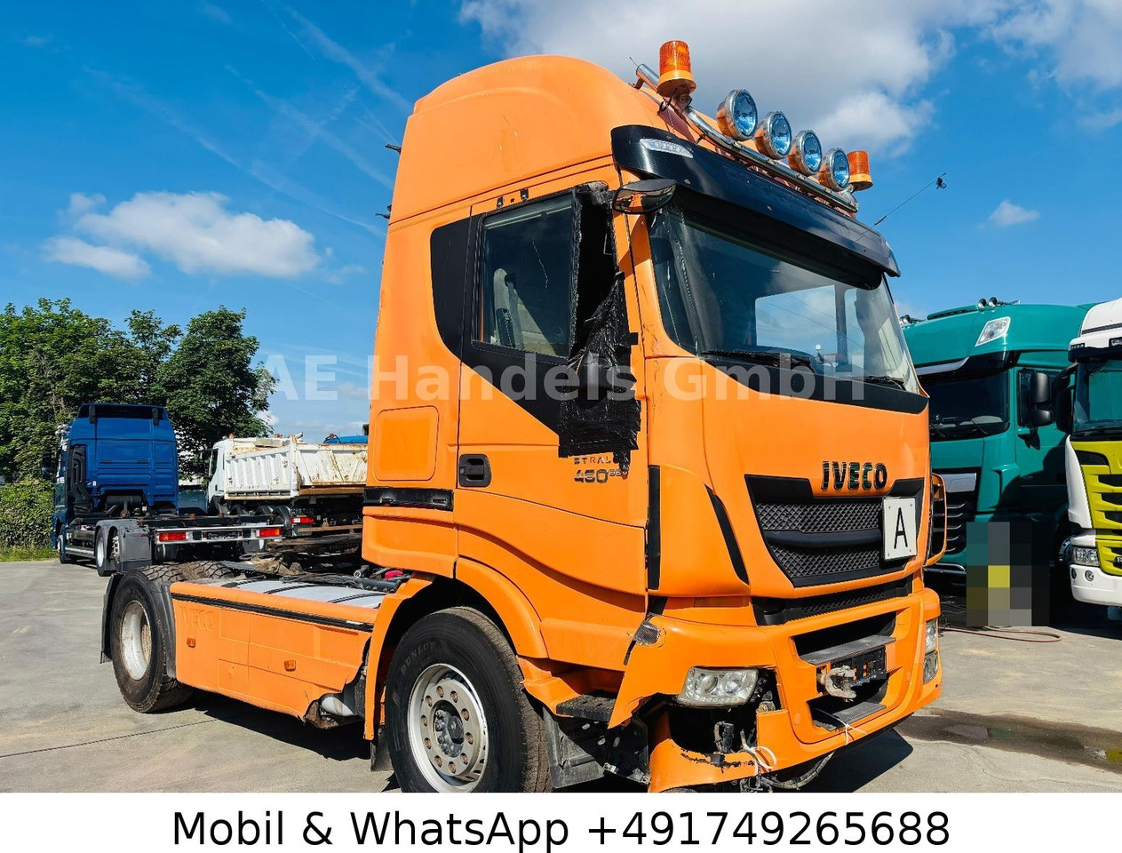 Sattelzugmaschine Iveco Stralis 460 Hi-Way BL *EEV/Hydr./Seitenspoiler: das Bild 7
