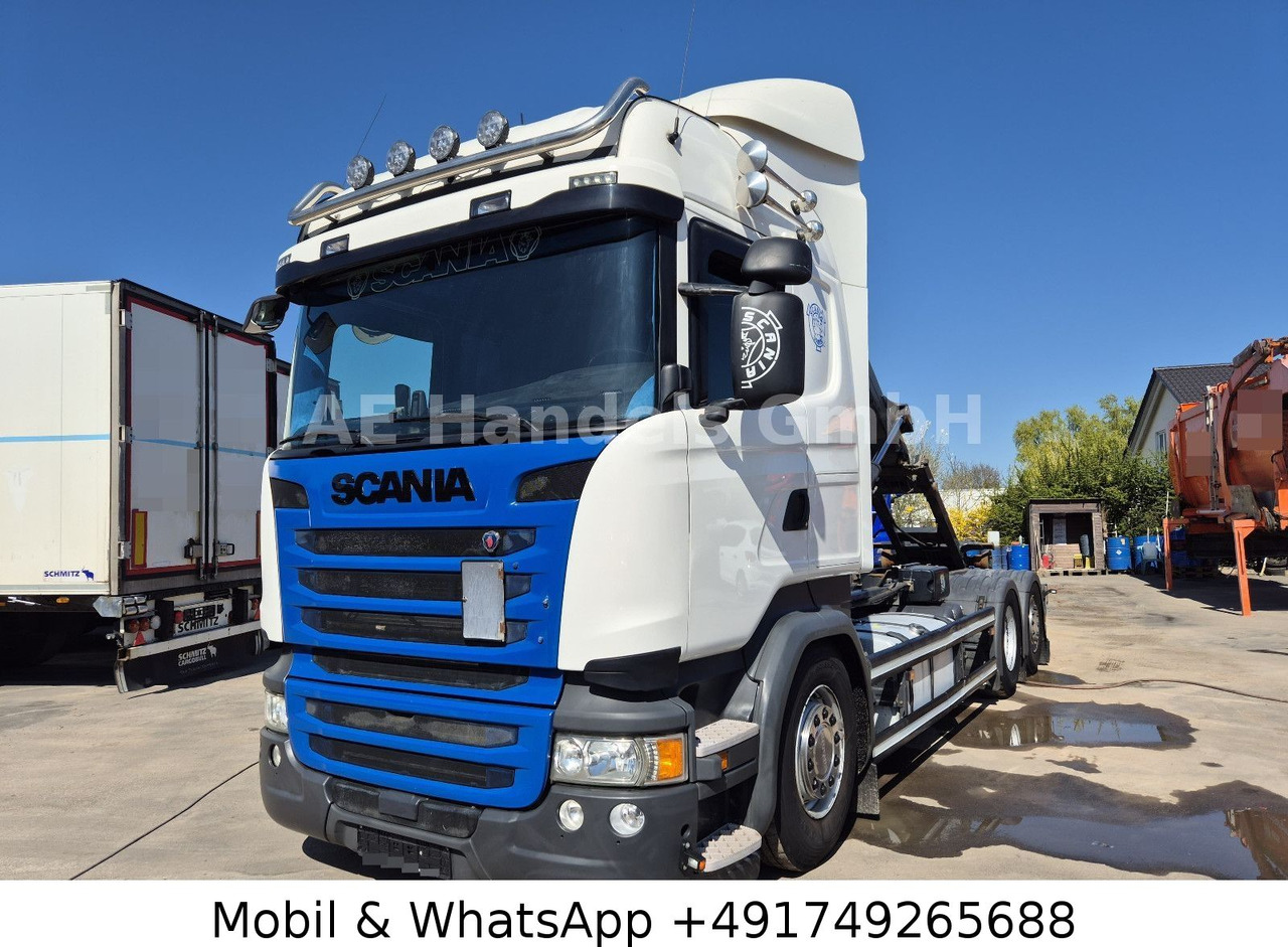 Scania R450 HighLine LL 6x2 *Retarder/Hiab-OPT20S59 - Abrollkipper: das Bild 1 Scania R450 HighLine LL 6x2 *Retarder/Hiab-OPT20S59 - Abrollkipper: das Bild 1