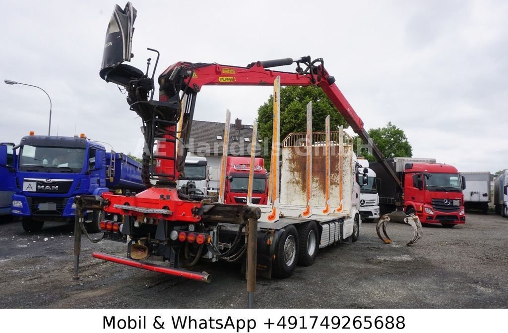 Scania R580 V8 Highline Palfinger-M120L97 *Retarder/ACC - Autokran, Holztransporter: das Bild 3 Scania R580 V8 Highline Palfinger-M120L97 *Retarder/ACC - Autokran, Holztransporter: das Bild 3