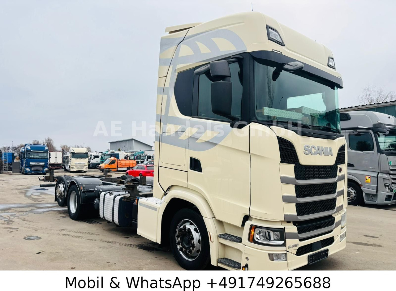 Scania S450 HighLine LL 6x2 BDF*Retarder/AHK/2xTank/ACC - Containerwagen/ Wechselfahrgestell LKW: das Bild 1 Scania S450 HighLine LL 6x2 BDF*Retarder/AHK/2xTank/ACC - Containerwagen/ Wechselfahrgestell LKW: das Bild 1