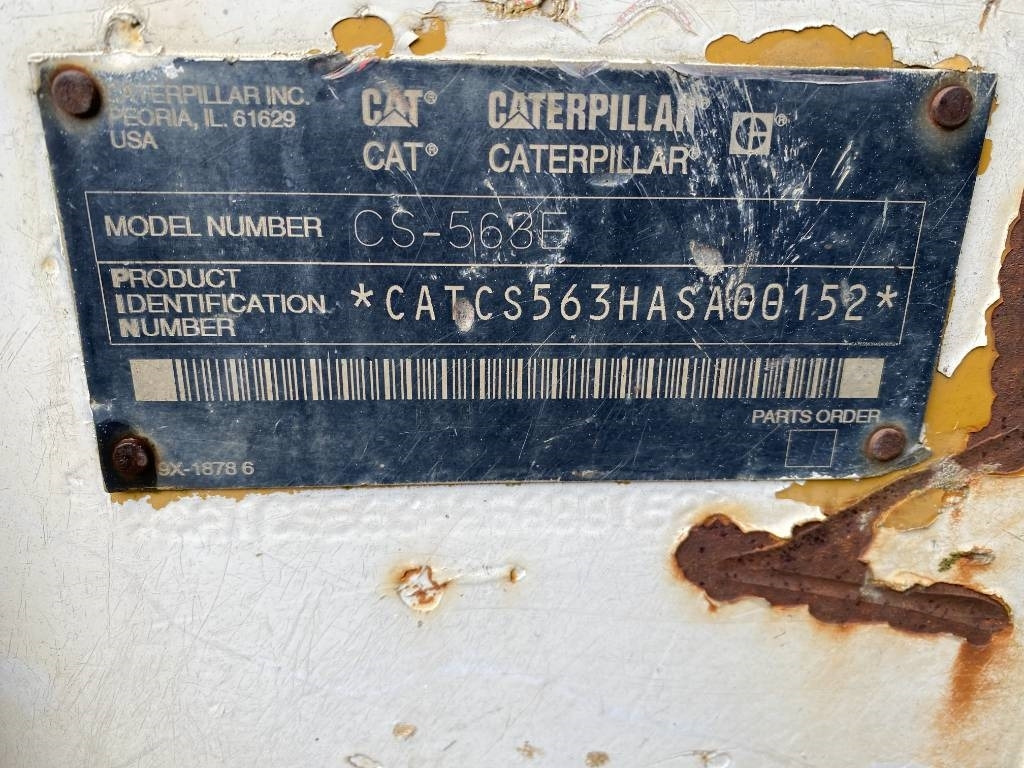 Kombiwalze CAT CS-563E Origine Française /Certificat CE endommagé: das Bild 7