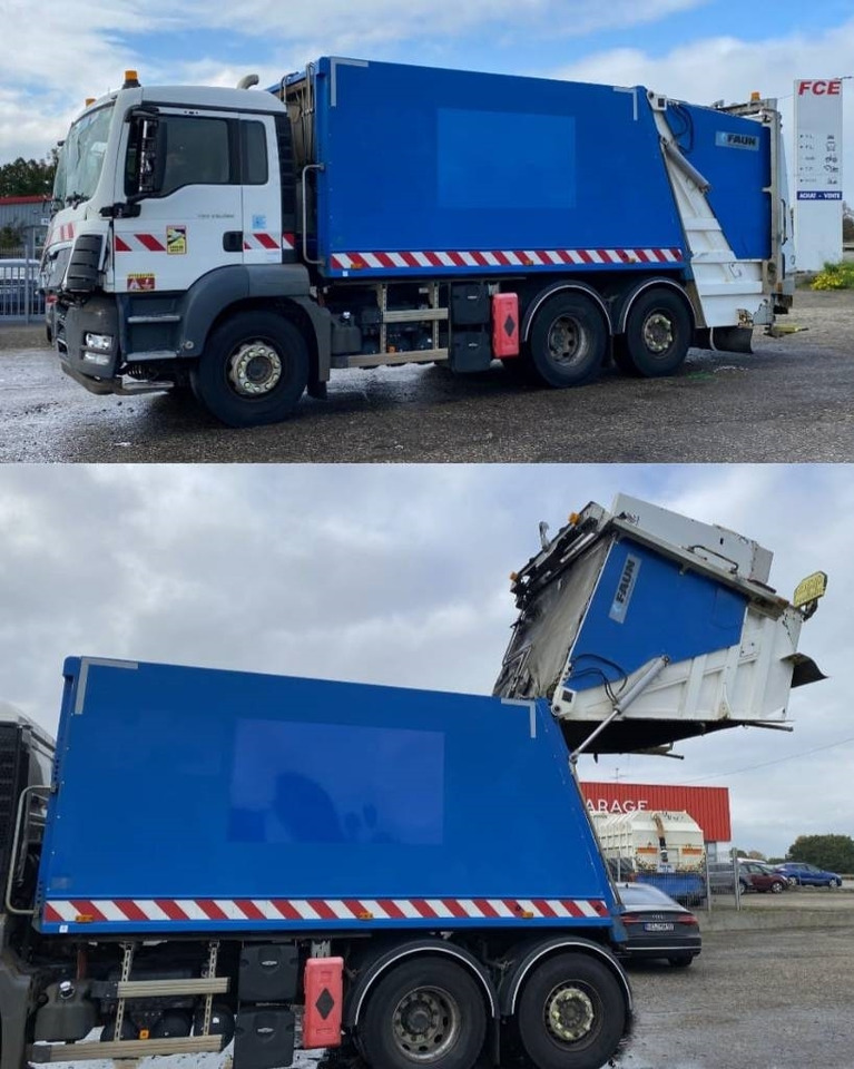 MAN TGS 26.360-6x2 FAUN VR5Z/ZÖLLER endommagé - Müllwagen: das Bild 2 MAN TGS 26.360-6x2 FAUN VR5Z/ZÖLLER endommagé - Müllwagen: das Bild 2