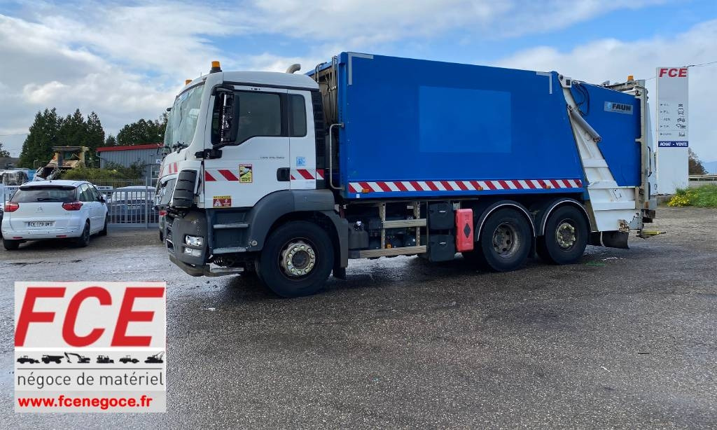 MAN TGS 26.360-6x2 FAUN VR5Z/ZÖLLER endommagé - Müllwagen: das Bild 1 MAN TGS 26.360-6x2 FAUN VR5Z/ZÖLLER endommagé - Müllwagen: das Bild 1