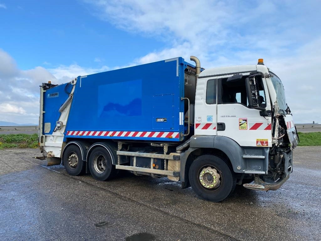 MAN TGS 26.360-6x2 FAUN VR5Z/ZÖLLER endommagé - Müllwagen: das Bild 4 MAN TGS 26.360-6x2 FAUN VR5Z/ZÖLLER endommagé - Müllwagen: das Bild 4