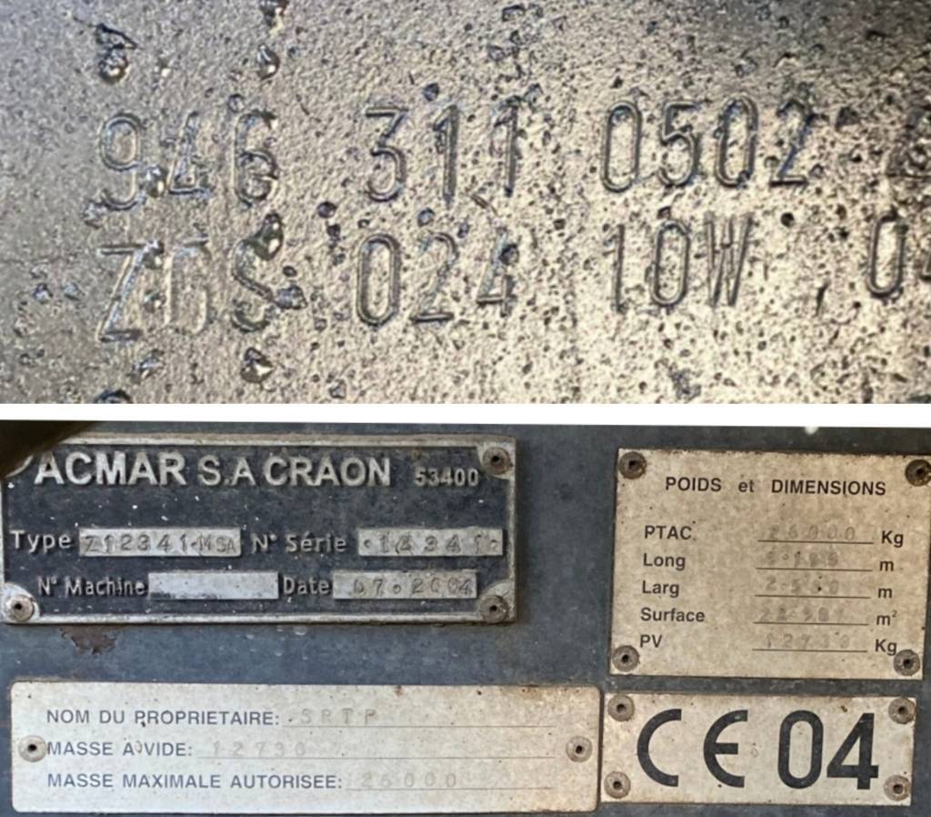 Bitumenspritzmaschine Mercedes-Benz ACTROS Mp2 2536/6x2 BVM -ACMAR CRAON Z12341: das Bild 7