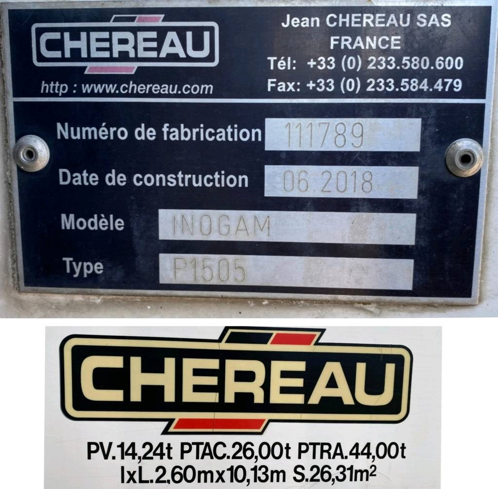 Kühlkoffer LKW Renault D-430 WIDE CHEREAU INOGAM/LEVIAND 120 endommagé: das Bild 9