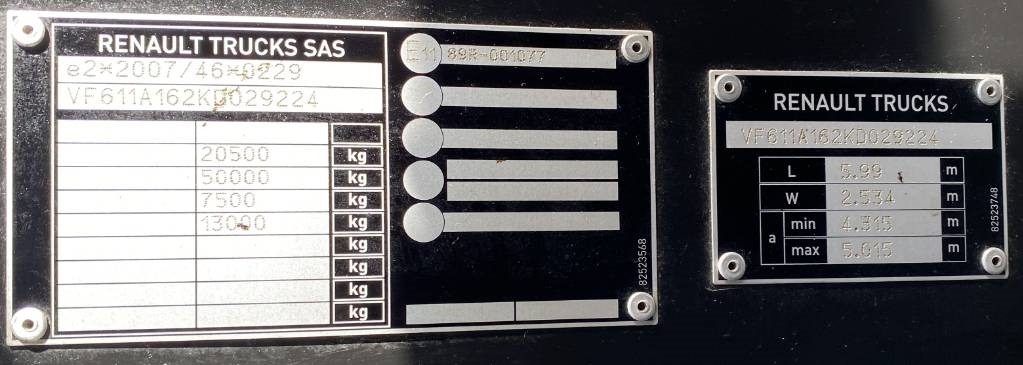 Sattelzugmaschine Renault T 460DTI 11 RETARDER Carte Grise Française: das Bild 8