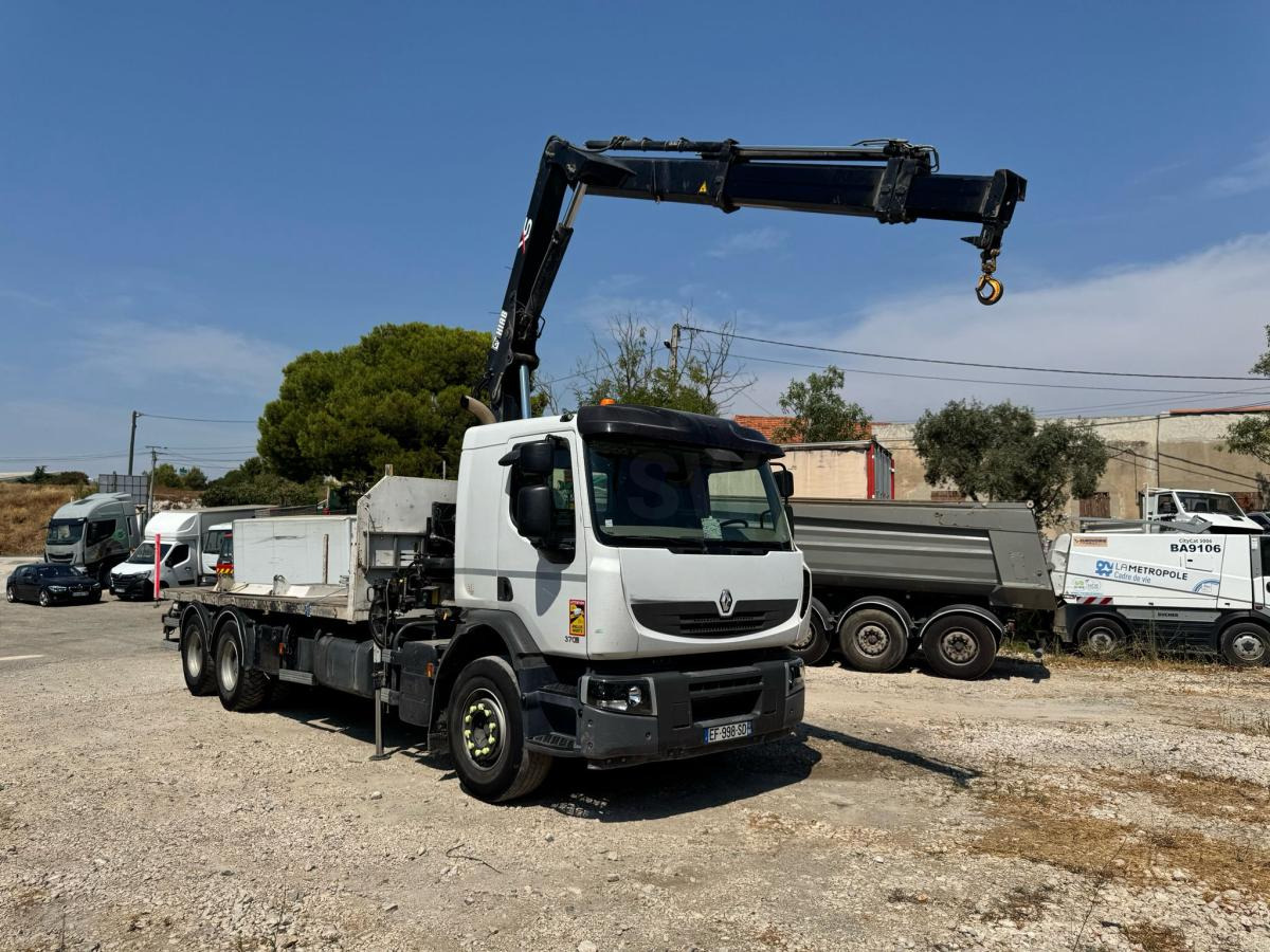Renault PREMIUM 370 DXI PLATEAU RIDELLES GRUE - Pritsche LKW, Autokran: das Bild 2 Renault PREMIUM 370 DXI PLATEAU RIDELLES GRUE - Pritsche LKW, Autokran: das Bild 2
