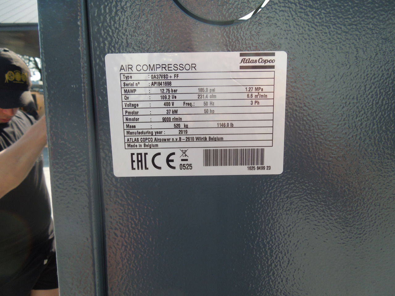 ATLAS COPCO GA37VSD+FF - Luftkompressor: das Bild 5 ATLAS COPCO GA37VSD+FF - Luftkompressor: das Bild 5