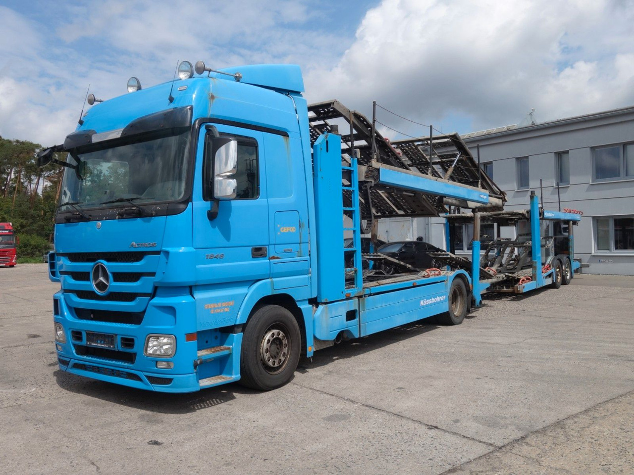 Mercedes-Benz Actros 1846 mit Kässbohrer Metago/Vario - Autotransporter LKW: das Bild 1 Mercedes-Benz Actros 1846 mit Kässbohrer Metago/Vario - Autotransporter LKW: das Bild 1