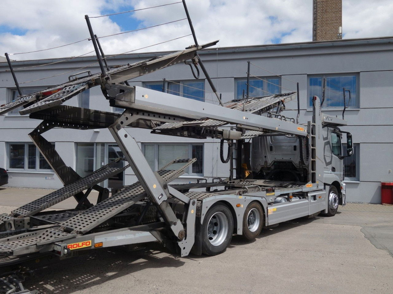 Mercedes-Benz Actros 2443 mit Rolfo FLX, Certifikation VDI - Autotransporter LKW: das Bild 5 Mercedes-Benz Actros 2443 mit Rolfo FLX, Certifikation VDI - Autotransporter LKW: das Bild 5