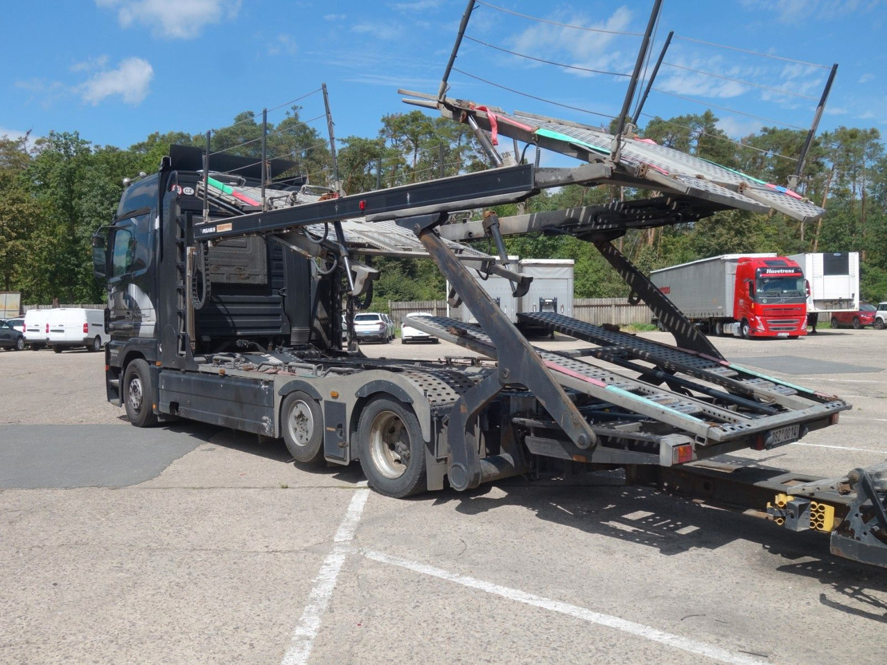 Mercedes-Benz Actros 2446 mit Rolfo für 10 PKW, Retarder - Autotransporter LKW: das Bild 4 Mercedes-Benz Actros 2446 mit Rolfo für 10 PKW, Retarder - Autotransporter LKW: das Bild 4